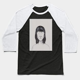 custom t-shirt design, faceless woman Baseball T-Shirt